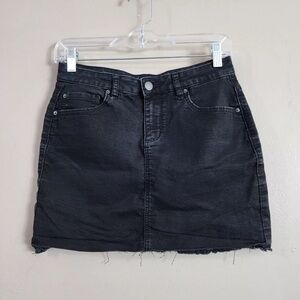 Black denim Garage Skirt - Used